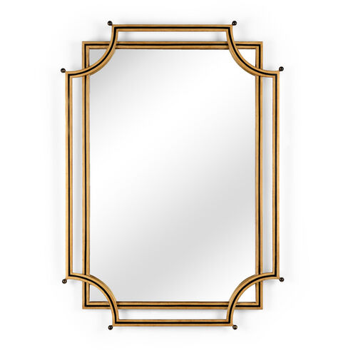 Bradshaw Orrell 45 X 33 inch Gold/Black/Plain Wall Mirror