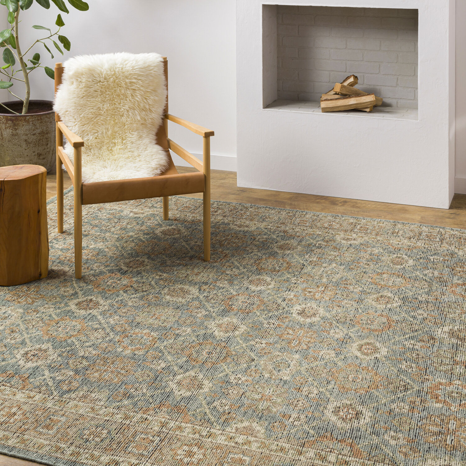Reign 36 X 24 inch Sage Rug in 2 x 3, Rectangle