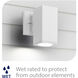 Cubix LED 6.75 inch White Outdoor Wall Light