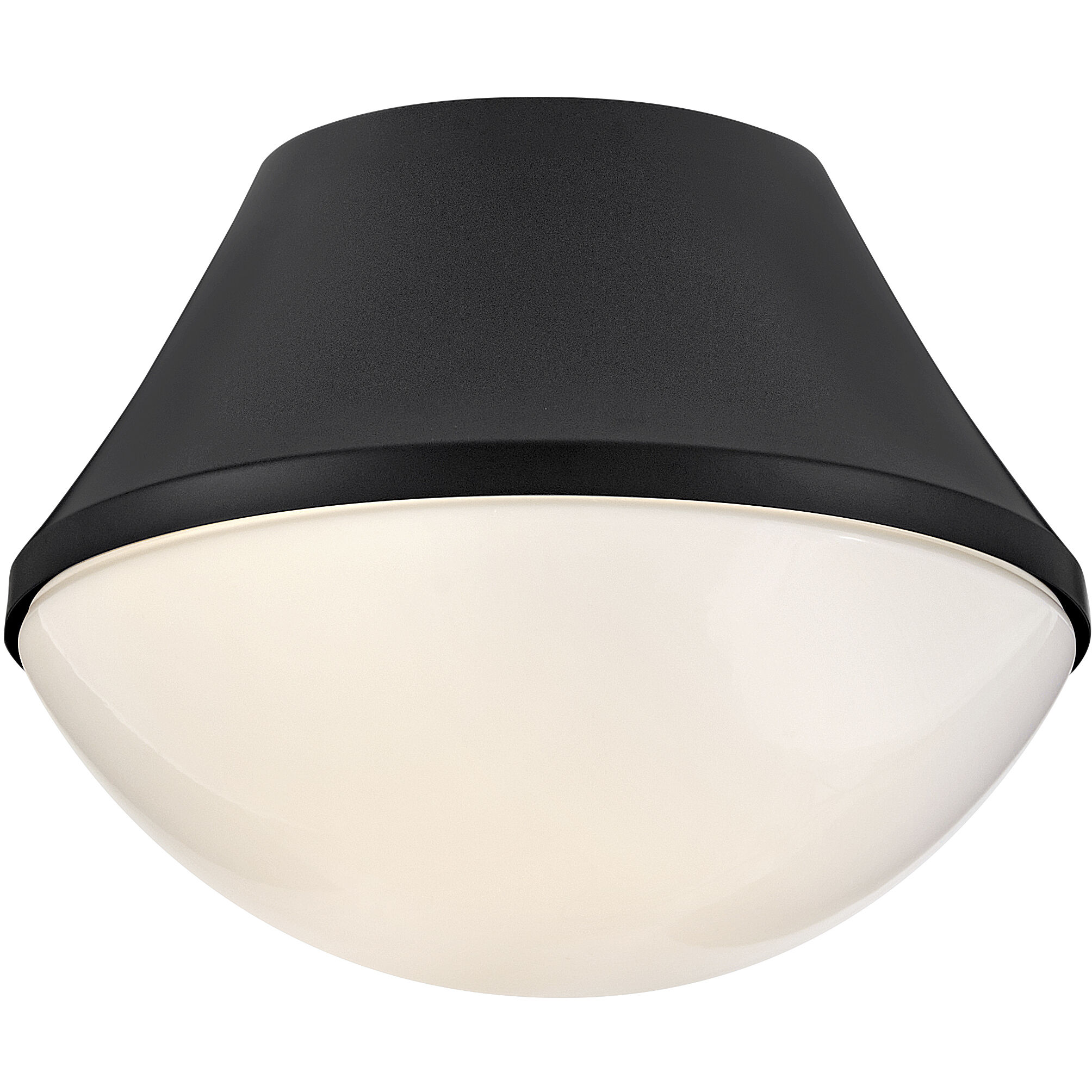 Haddie LED 11 inch Black Foyer Light Ceiling Light, Flush Mount