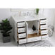 Irene 48 X 22 X 34 inch White Vanity Sink Set