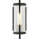 C&M by Chapman & Myers Eastham 1 Light 12.5 inch Textured Black Outdoor Wall Lantern