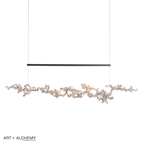 Art + Alchemy Coral LED 9 inch Ink with Bronze Pendant Ceiling Light in Ink and Bronze