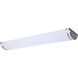 Glamour LED 11.26 inch Brushed Nickel Oval Flush Mount Ceiling Light