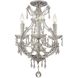 Maria Theresa 4 Light 12 inch Polished Chrome Semi Flush Ceiling Light in Clear Hand Cut