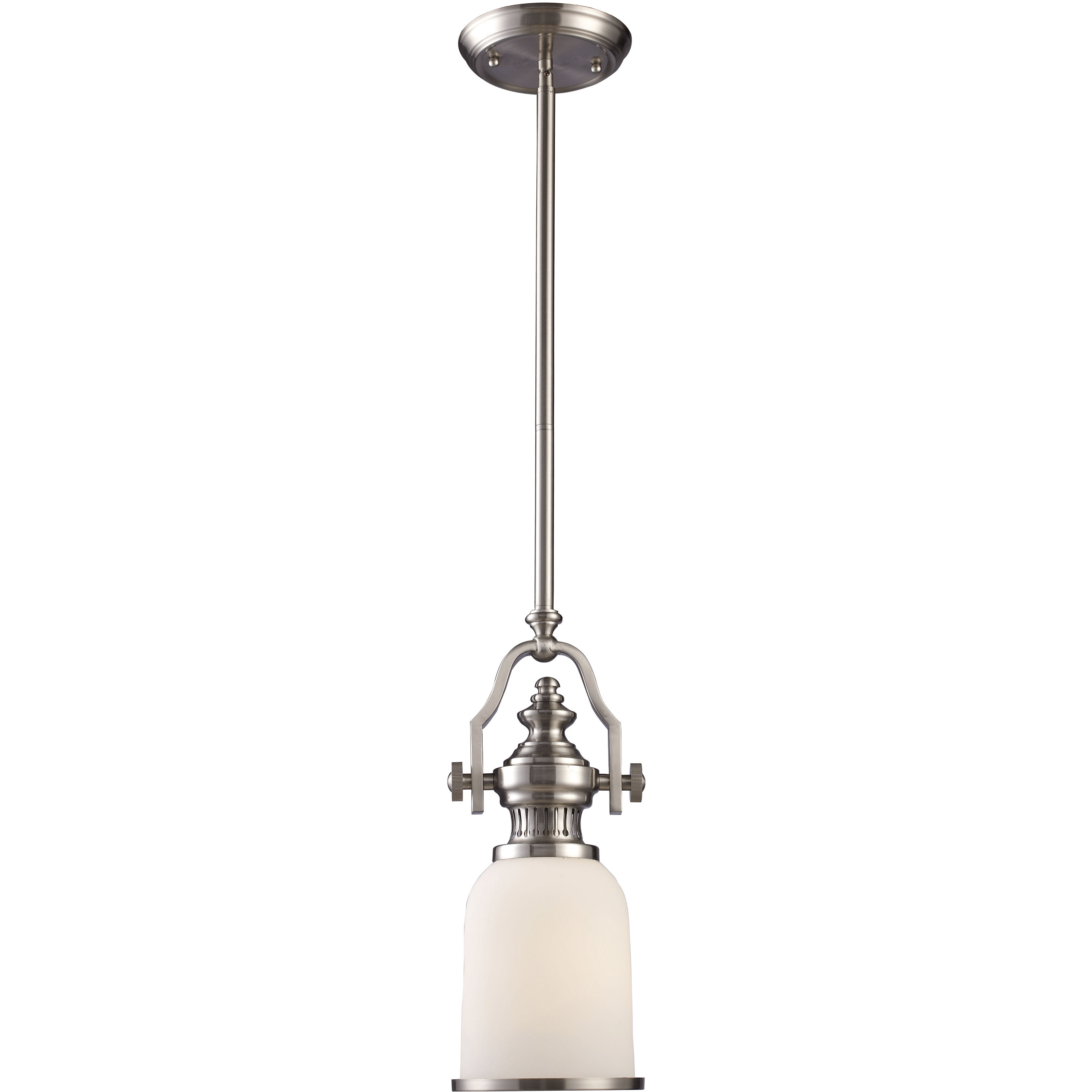 Chadwick 1 Light 6 inch Satin Nickel Mini Pendant Ceiling Light