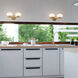 Sloane LED 16 inch Satin Brass Bathroom Light Wall Light in 2