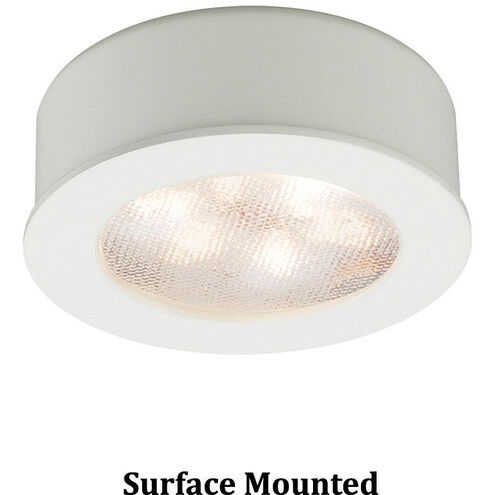 LED Button Light 24 LED 2.25 inch White Puck Light in 3000K