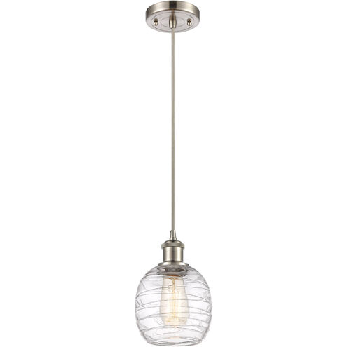 Ballston Belfast 1 Light 6 inch Brushed Satin Nickel Mini Pendant Ceiling Light