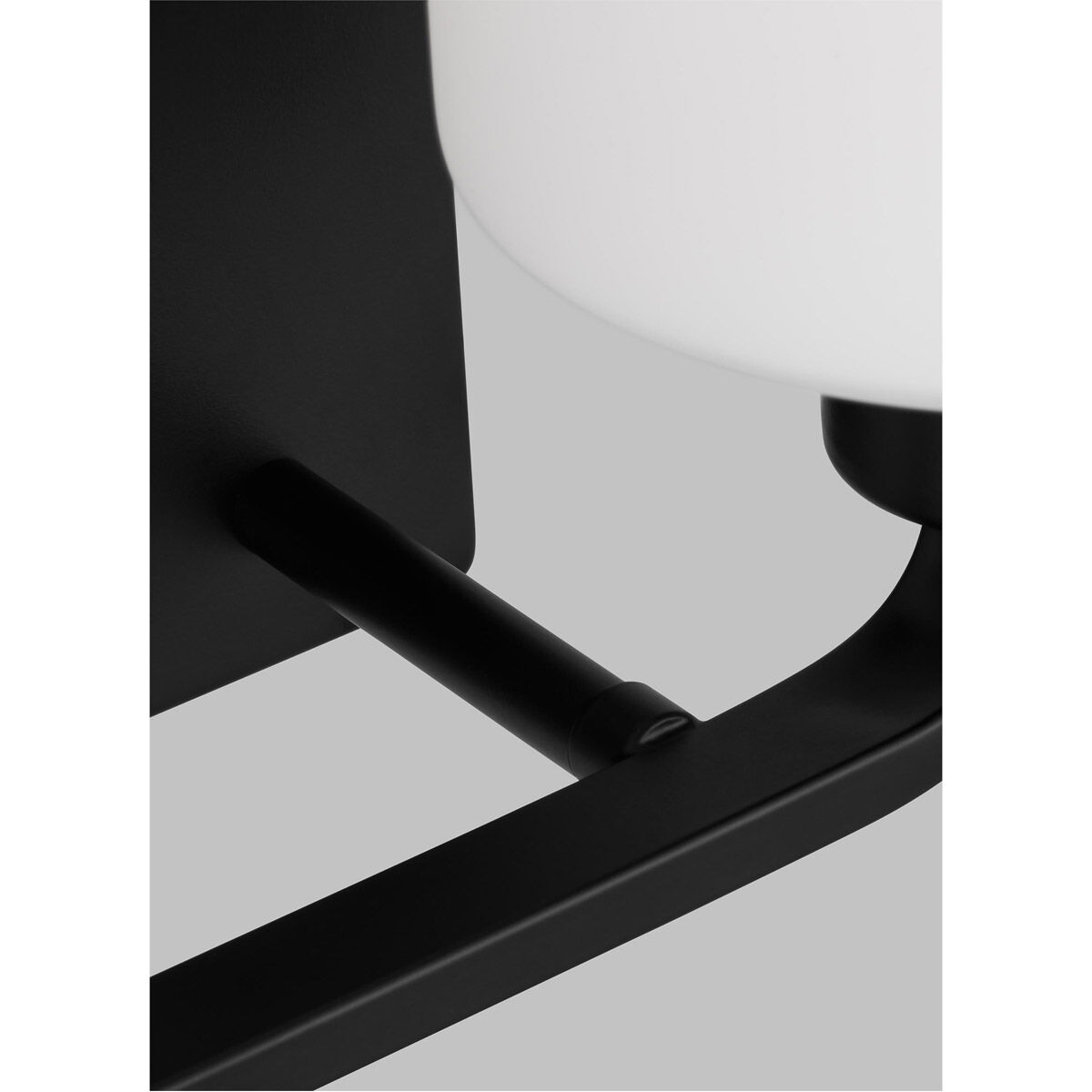 Canfield 2 Light 14.25 inch Midnight Black Wall Bath Fixture Wall Light