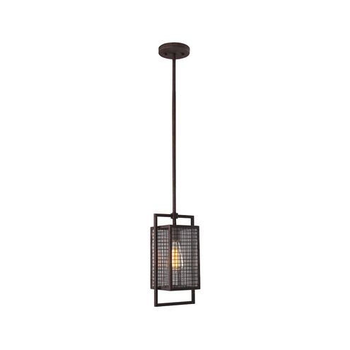 Garraux 1 Light 7 inch Rust Pendant Ceiling Light