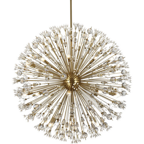 Vera 34 Light 50 inch Gold Pendant Ceiling Light