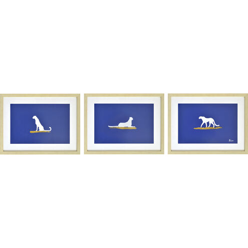 Makalu Gold Foil Wall Art, Set of 3