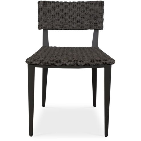 Calbas Java Black and Mocha Outdoor Dining Chair