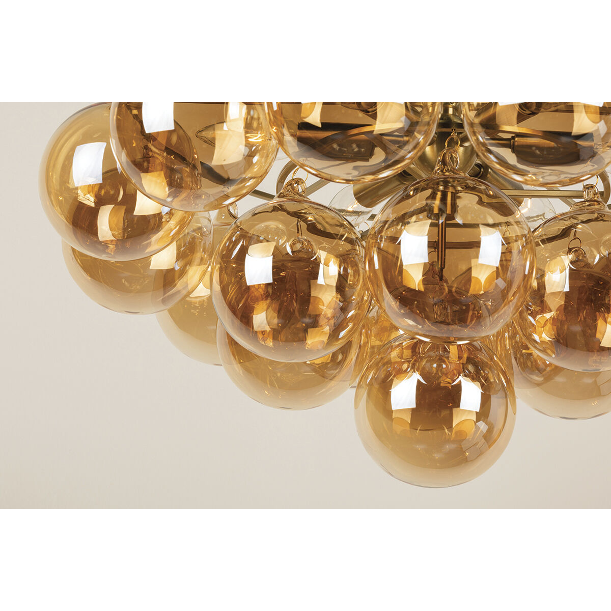 Mimi 6 Light 23 inch Aged Brass Flush Mount Ceiling Light
