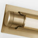 Avroko Capa LED 24 inch Hand Rubbed Antique Brass Vanity Light Wall Light