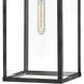 Estate Series Porter Outdoor Wall Mount Lantern in Aged Zinc, Non-LED, Open Air