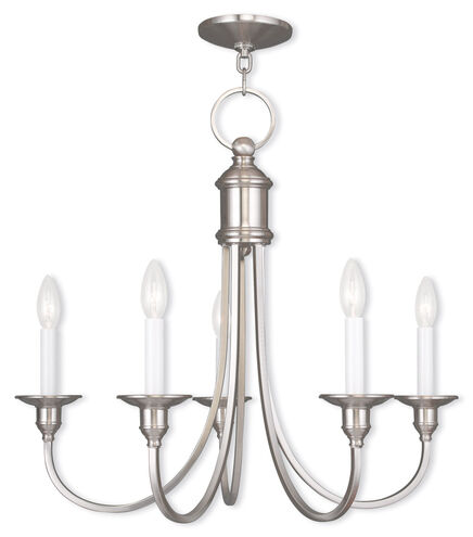 Cranford 5 Light 24 inch Brushed Nickel Chandelier Ceiling Light