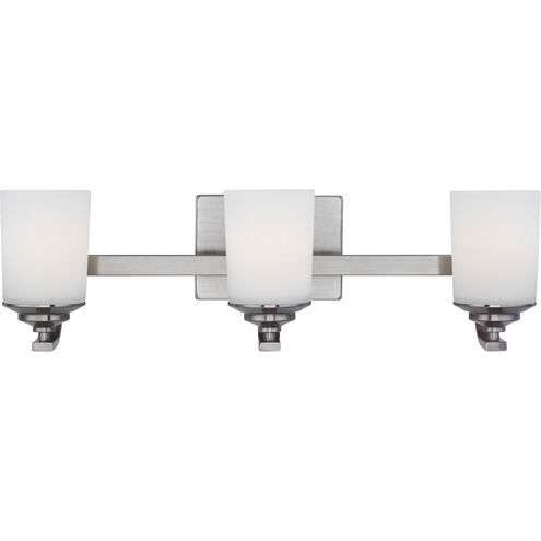 Kemal 3 Light 24.00 inch Bathroom Vanity Light