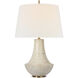 Thomas O'Brien Kefi 25.25 inch 15.00 watt Natural Travertine Table Lamp Portable Light