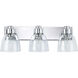 Remy Vanity Wall Light in Chrome