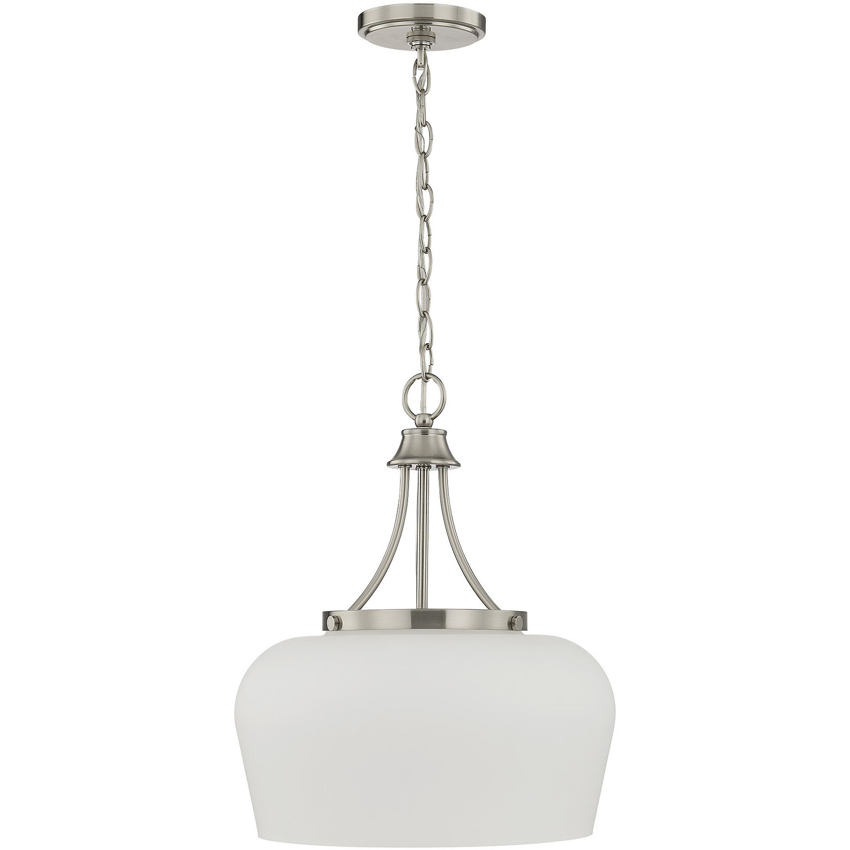 Octave 3 Light 15 inch Satin Nickel Pendant Ceiling Light, Essentials