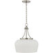 Octave 3 Light 15 inch Satin Nickel Pendant Ceiling Light, Essentials