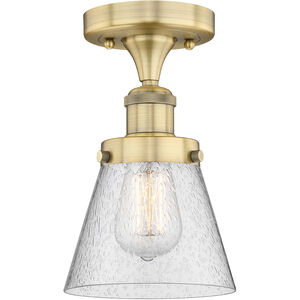 Cone 1 Light 6.25 inch Semi-Flush Mount