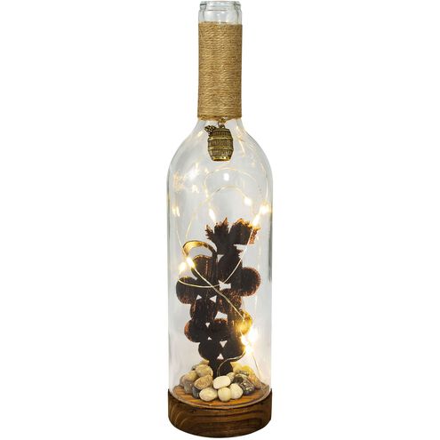 Vino Clear with Antique Bronze and Brown Bottle Lighting