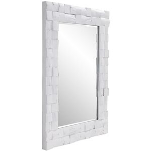 Woodrow 40 X 30 inch White Mirror