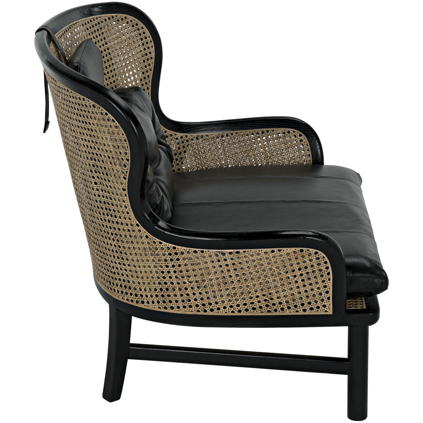 Marabu Charcoal Black Occasional Chair