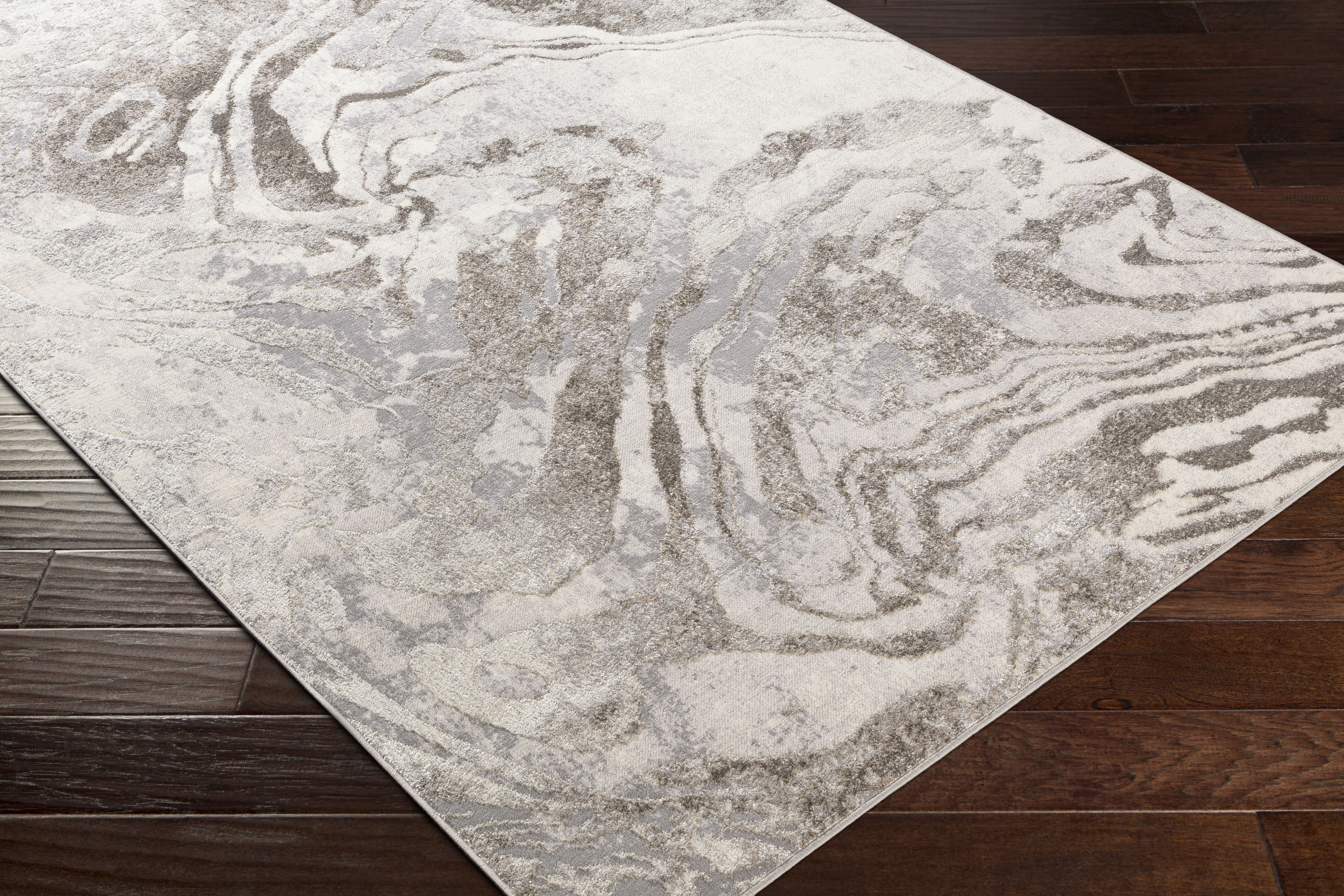 Firenze 84 X 62 inch Light Grey Rug, Rectangle