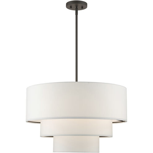 Carrington 4 Light 23 inch Bronze Pendant Chandelier Ceiling Light