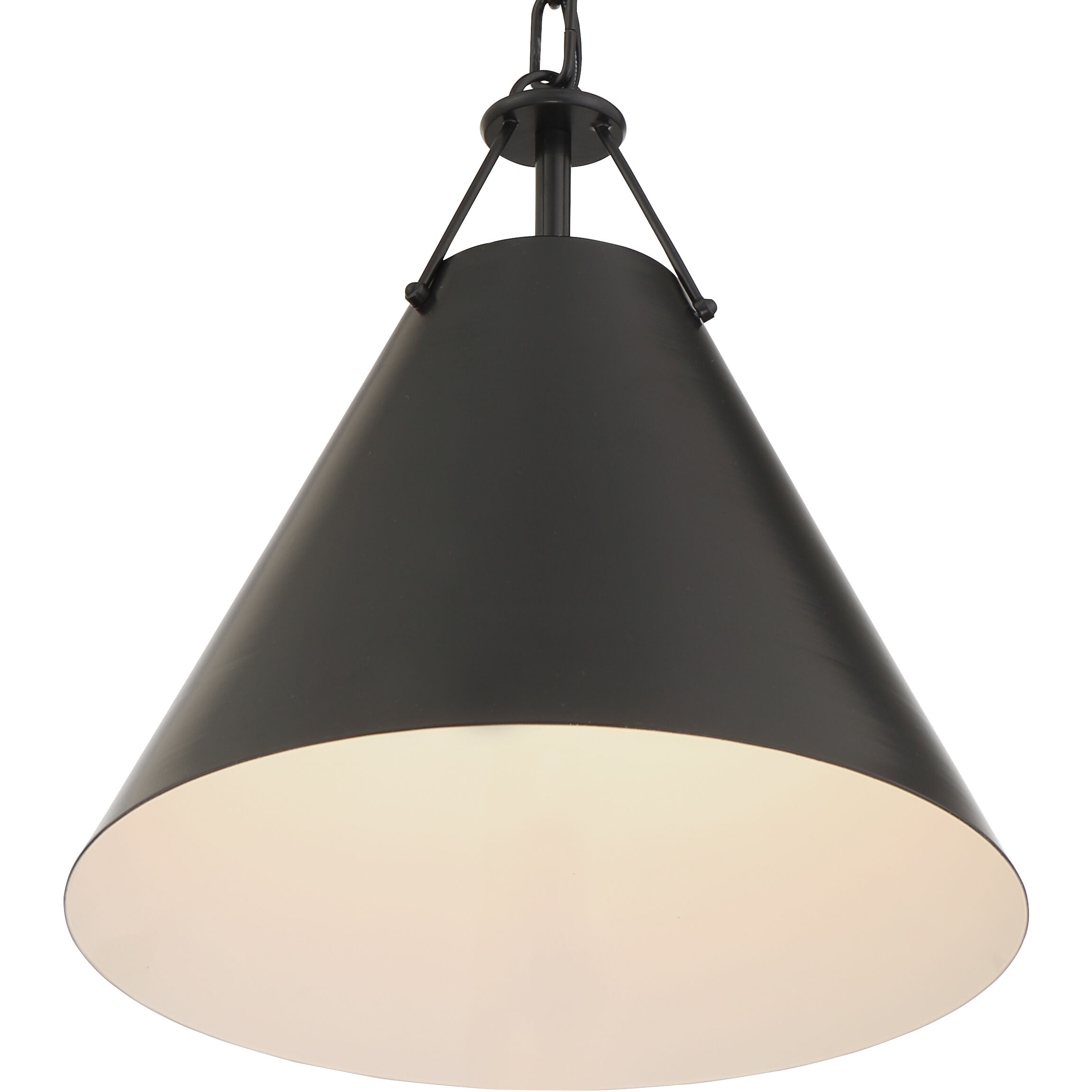 Xavier 1 Light 12 inch Matte Black Mini Pendant Ceiling Light