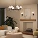 Rigsby 6 Light 36 inch Matte Black Chandelier Ceiling Light