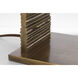 Anne-Marie Barton Fumar 54.75 inch 8.00 watt Ridged Tombac Statement Floor Lamp Portable Light