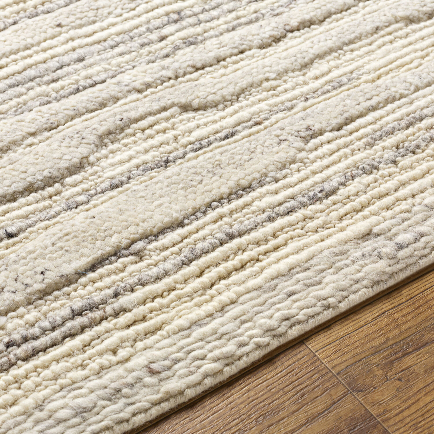 Manisa 90 X 60 inch Gray Rug, Rectangle