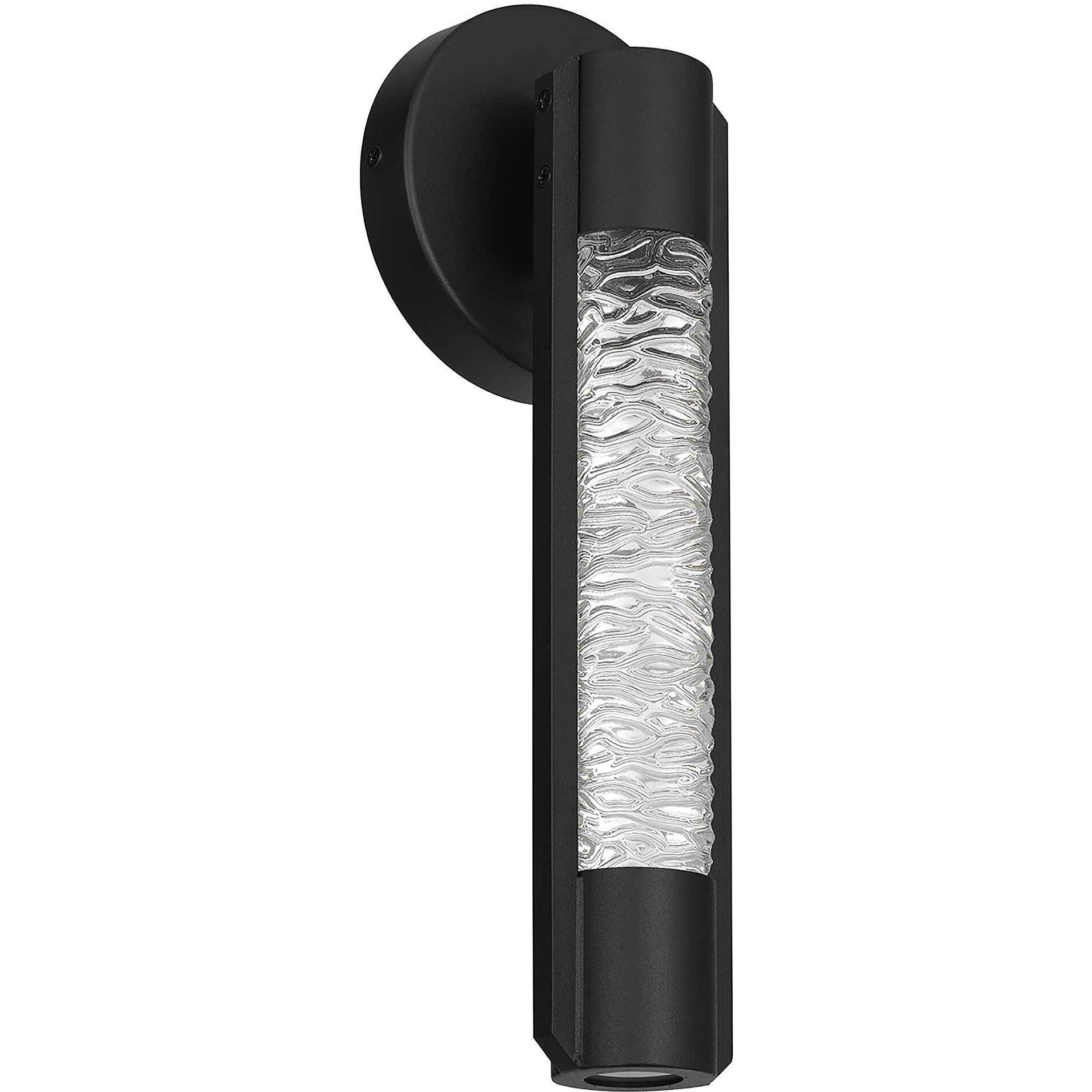 Tig LED 14 inch Sand Black Outdoor Wall Sconce