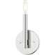 Copenhagen 1 Light 5.13 inch Polished Chrome ADA Wall Sconce Wall Light, Single
