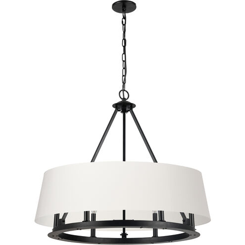 Colby 6 Light 29 inch Matte Black Chandelier Ceiling Light