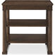 Surrey 24 X 24 inch Brownstone Side Table, Wooden