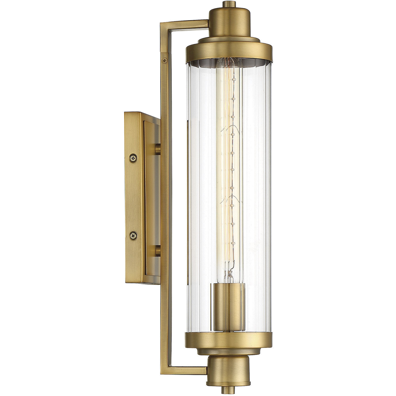 Pike 1 Light 4.75 inch Warm Brass Wall Sconce Wall Light, Essentials