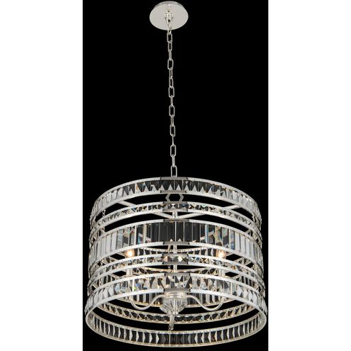 Strato 3 Light 22 inch Polished Silver Pendant Ceiling Light in Firenze