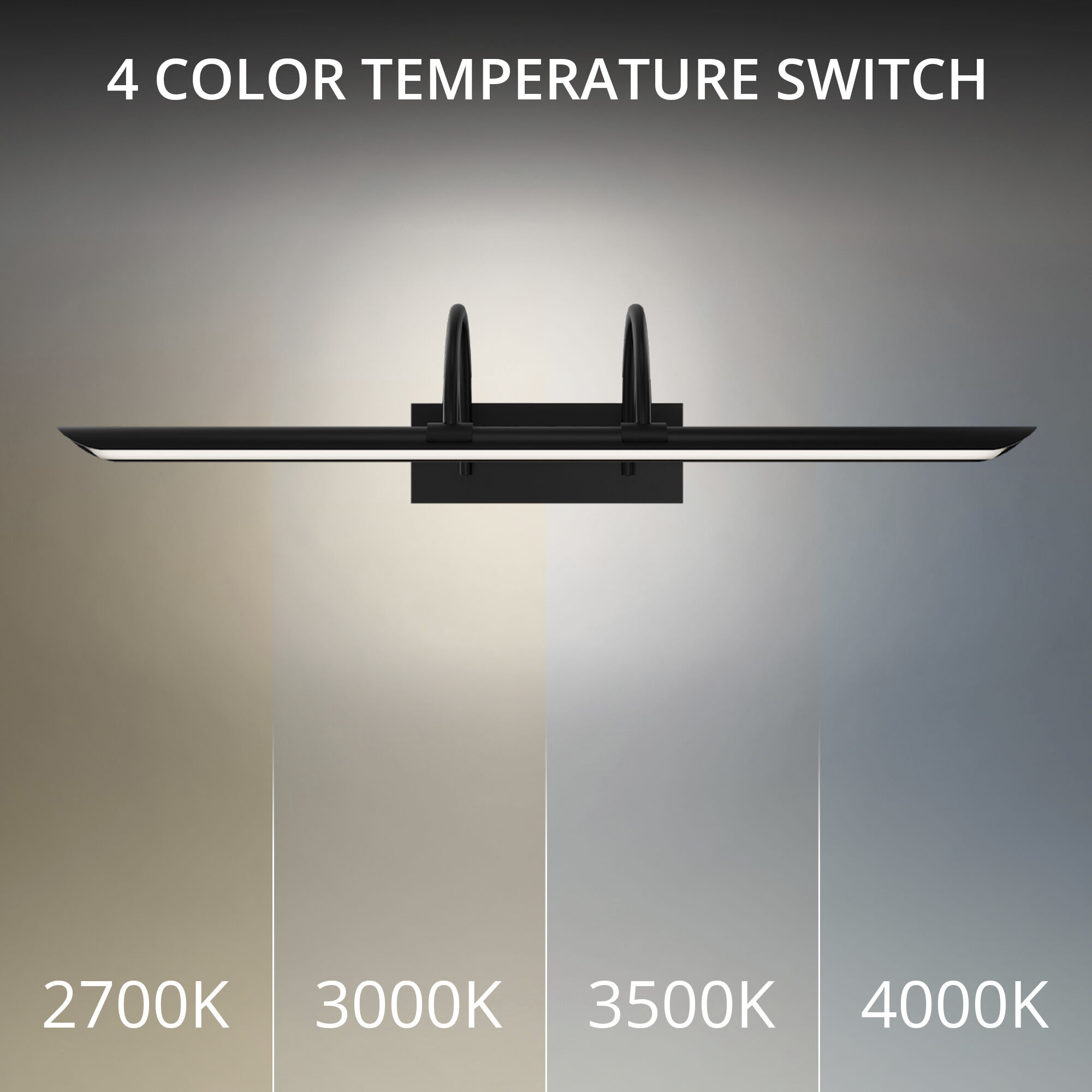 Ansel Indoor Wall Lighting in 2700K, Black