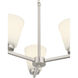 Strayhan 3 Light 18 inch Brushed Nickel Chandelier Ceiling Light