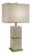Seaside 28 inch 100 watt Mother of Pearl Table Lamp Portable Light
