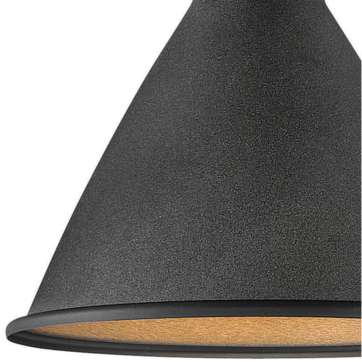 Winnie 1 Light 12.25 inch Aged Zinc with Distressed Black Indoor Pendant Ceiling Light