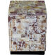 Stool 18.9 inch Brown/White Stool