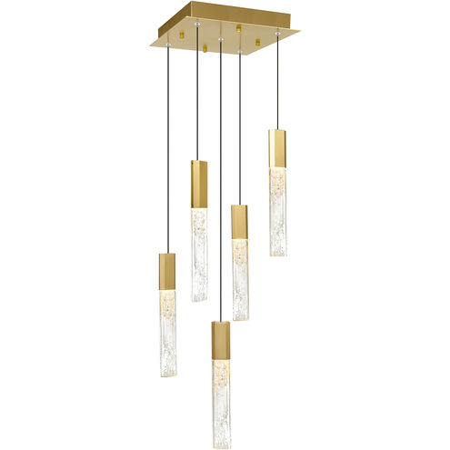 Greta LED 12 inch Brass Mini Pendant Ceiling Light