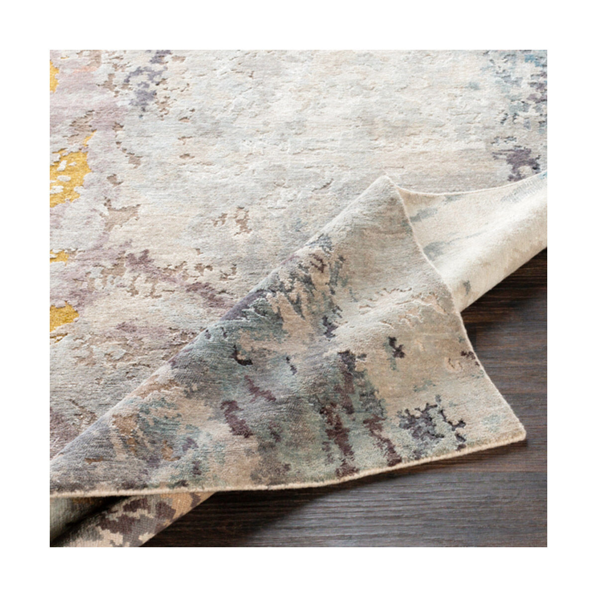 Highlands 108 X 72 inch Blue Rug, Rectangle